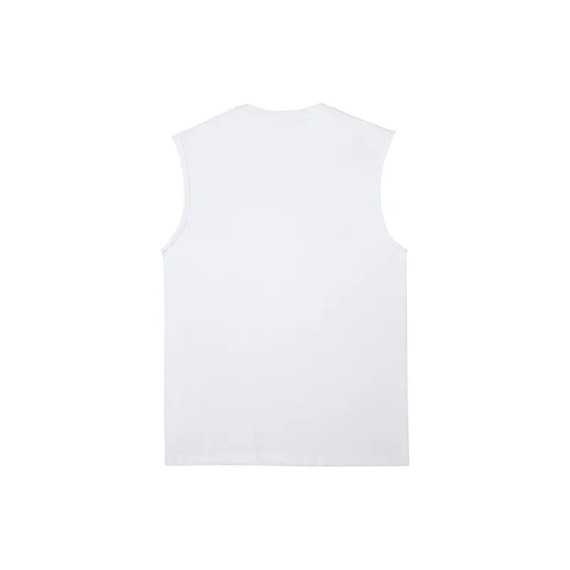 D&W Tank Tops Unisex White-1