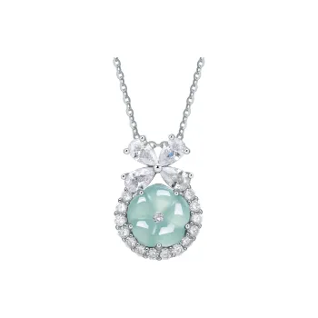 Century Edge Jewelry Glutinous Jade Jadeite Necklaces Women's