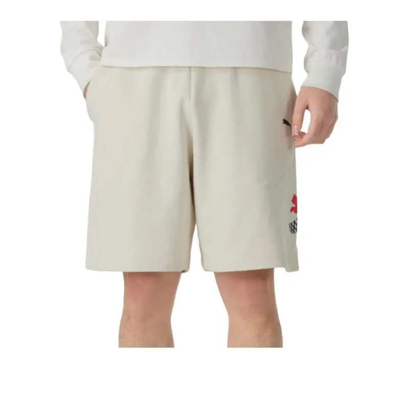 PUMA Sports Life Collection Casual Shorts Men's Snow White-2