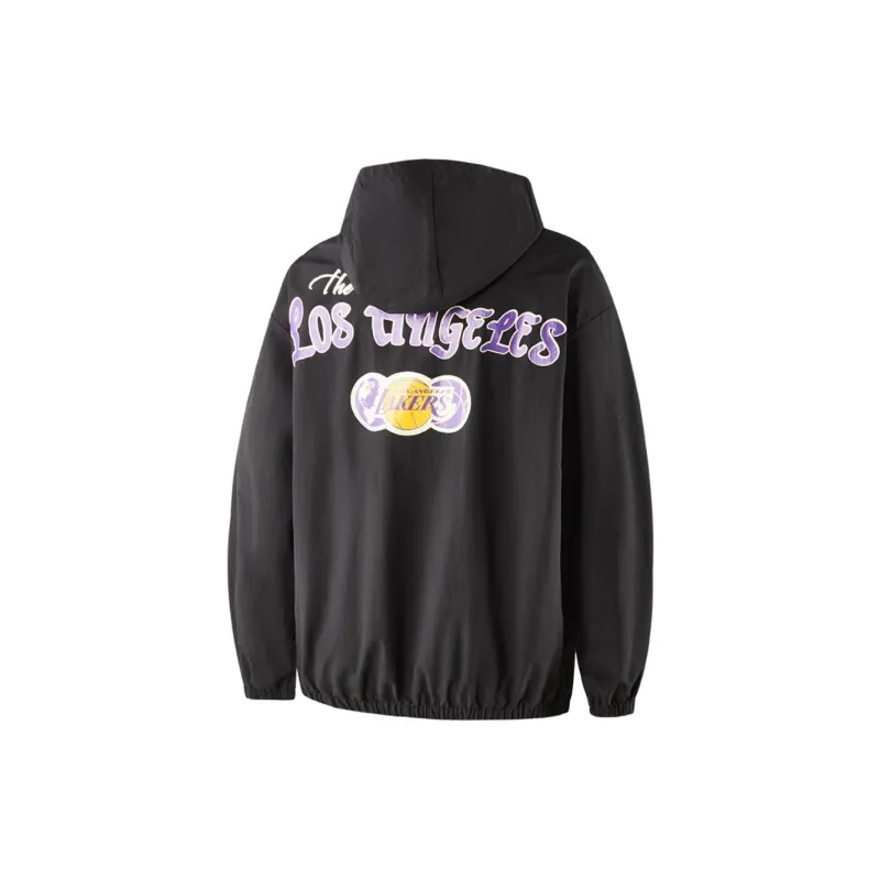 NBA Los Angeles Lakers Team Culture Collection Jacket Unisex Black-7
