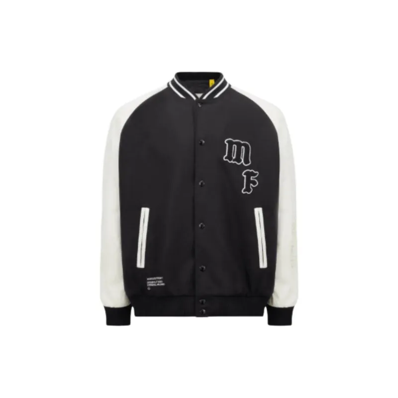 MONCLER GENIUS MONCLER GENIUS X Fujiwara Hiroshi FRGMT Baseball Jacket Men's Black-0