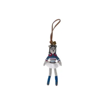 MIU MIU Recycled Polyester Bag Charm Bag Merch Unisex Marine Blue