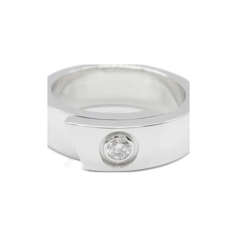 Cartier 2010s 18kt White Gold Anniversary Diamond Ring-2