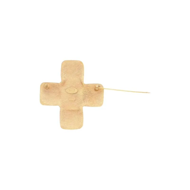 CHANEL 1986 1988 Cc Faux pearl Brooch-2