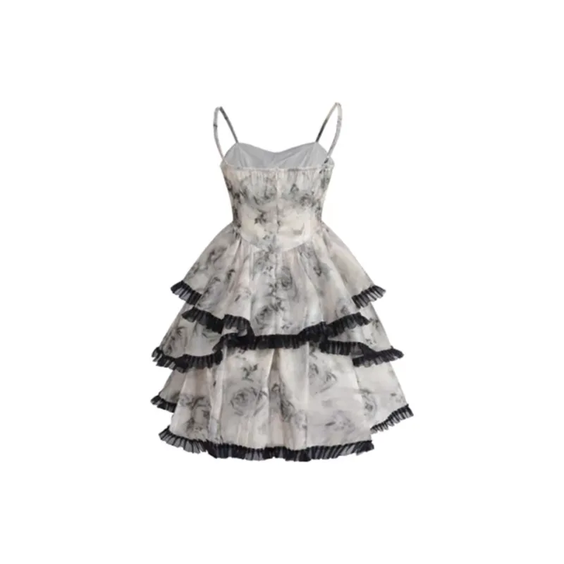 PAIN OR PLEASURE Slip Dress Women's White-1