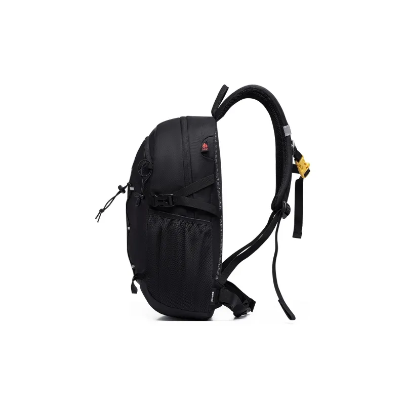 OIWAS Fabric Backpack Unisex Black/Dark Blue/Dark Gray-3