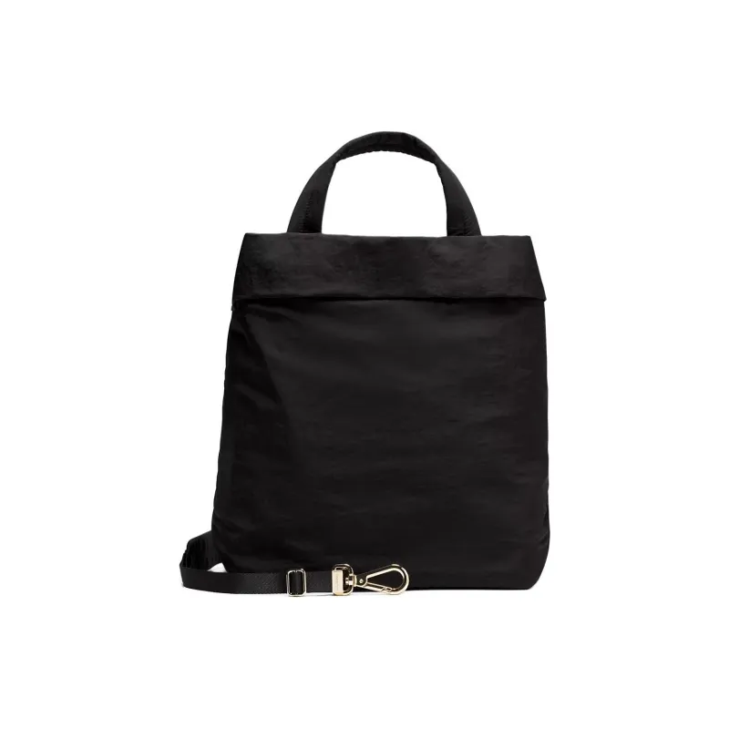 Lululemon Recycled Nylon Tote Bag Shopping Bag One Shoulder Handbag Unisex Black-1
