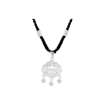 ALLOVE S999 Fine Silver Necklaces Unisex