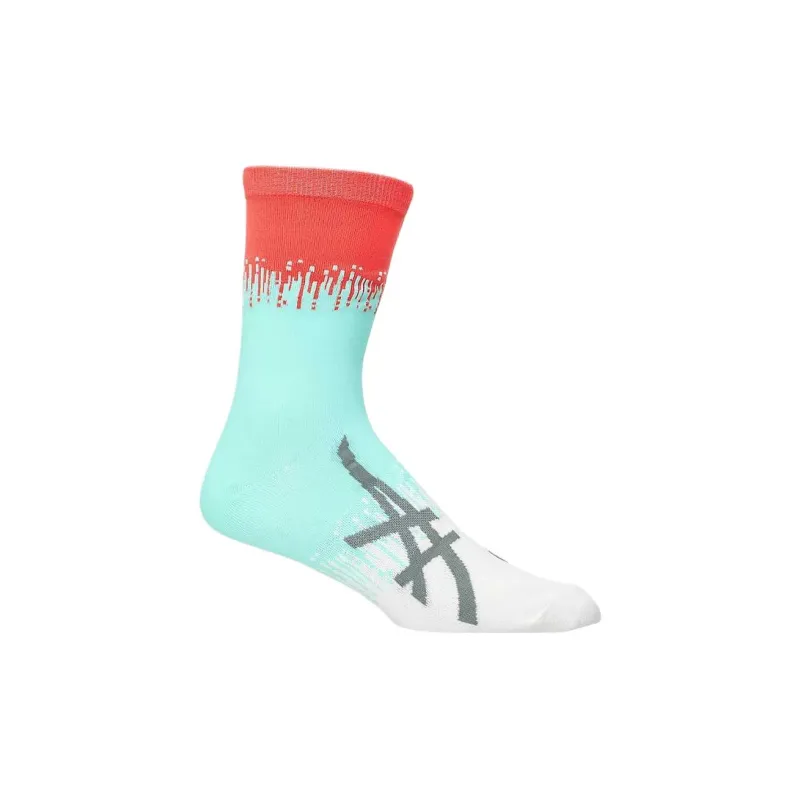 Asics Mid Calf Socks Unisex 1 Pack Oasis Green-1