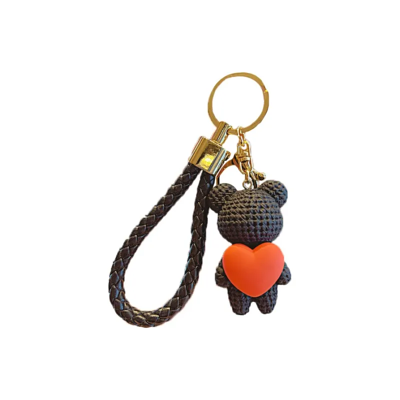 Yi Bu Kang PVC KeyName Refined Internet-Famous Cute Pendant Backpack Charm Car Chain Unisex-16