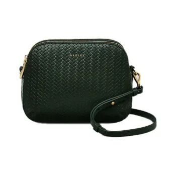 RADLEY Cow Leather Shoulder Bag Medium Size Women's Green