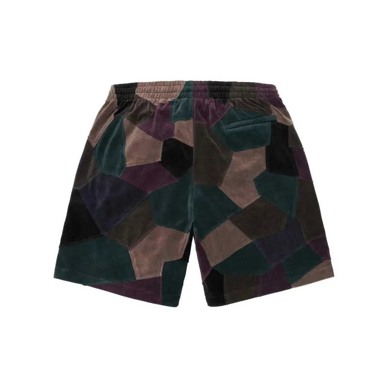 Supreme Patchwork Velour Short-1