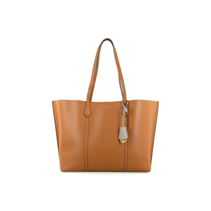 TORY BURCH Perry Triple Compartment Tote Light Umber-0