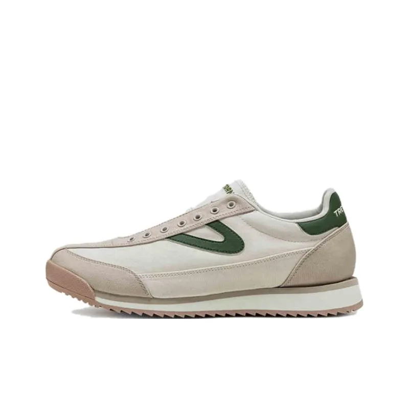 TRETORN RawlinsElastic Low-Top Casual Shoes Unisex White Green-0