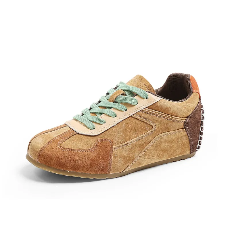 Abrasion Resistant Breathable Height Increasing Low Top Casual Shoes Women's-5