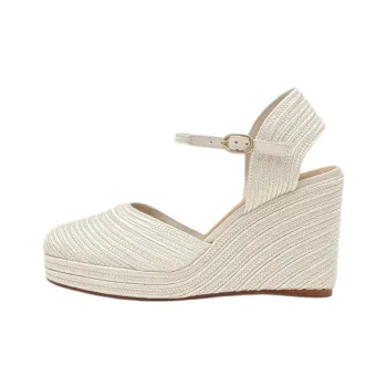 Castañer Carolyn Wedge Heel High Heels 7cm Women's White