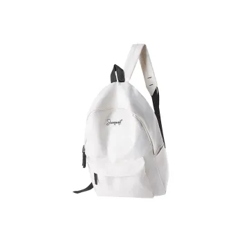 JEANSWEST Nylon Backpack Unisex Black/White/Red