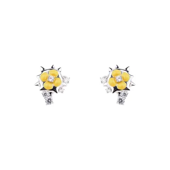 Lazysuri Hand Drawn Enamel Earrings Women's