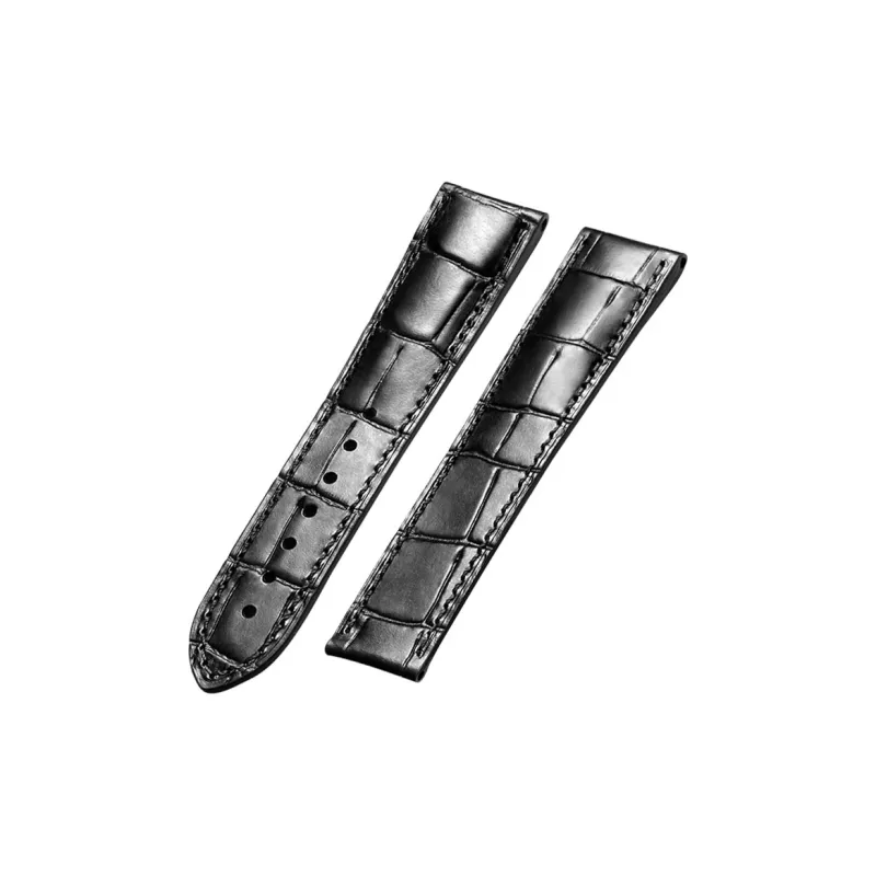 MILANQIAN M&Q Watch Band Omega Compatibility 200mm Cowhide Leather Material Unisex-0