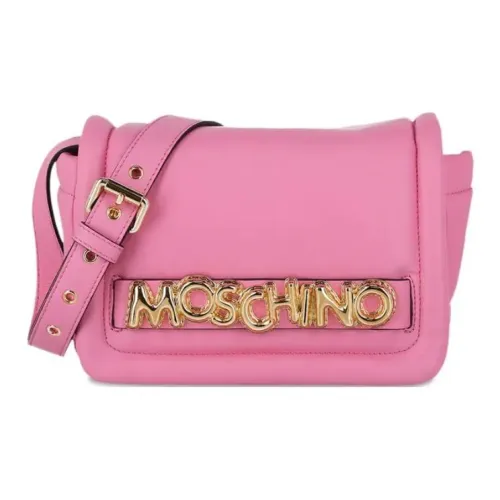 MOSCHINO Sheepskin Shoulder Bag Women's Pink