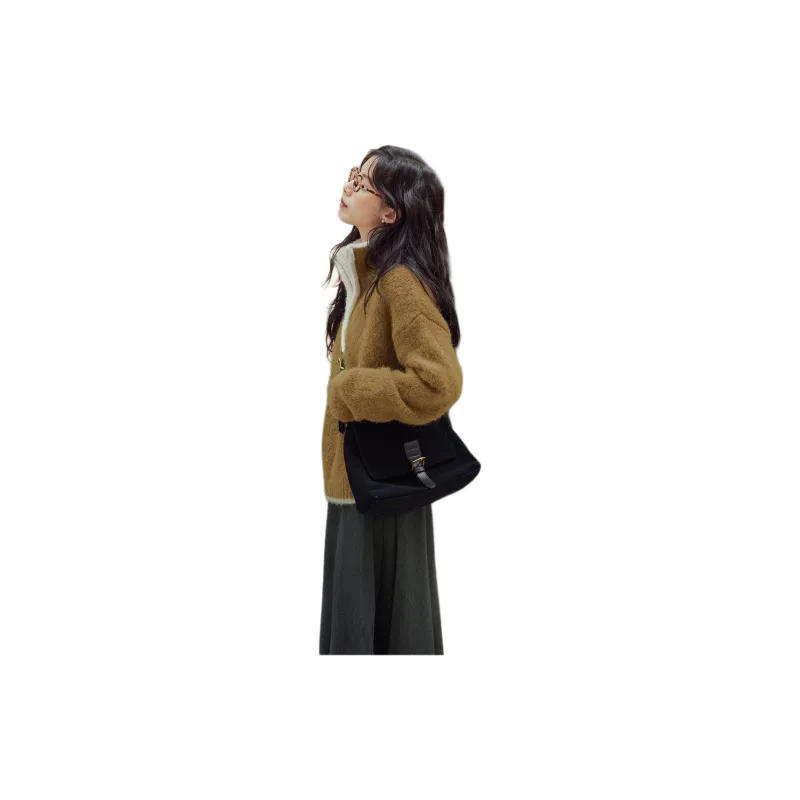 SOLIGHTER Sweater Women's Olive Brown-1