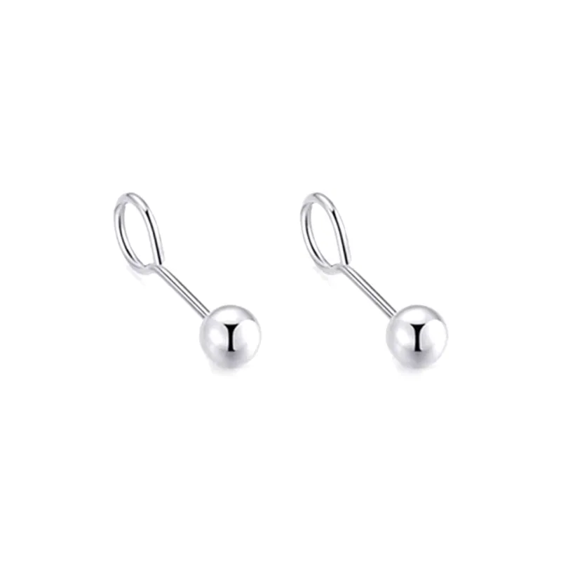 HOLLY RYAN S999 Fine Silver Stud Earrings Unisex-4