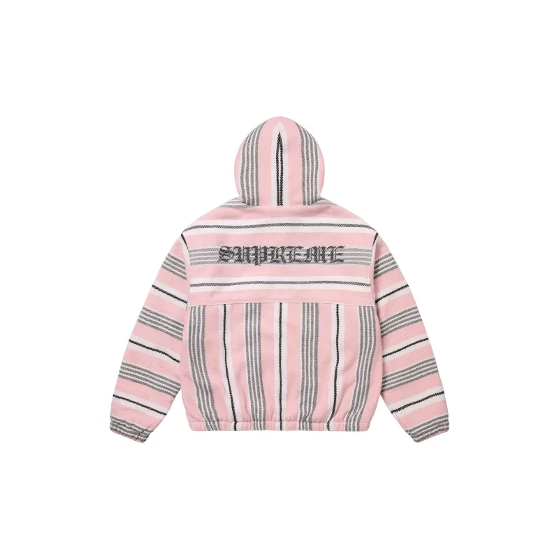 Supreme Woven Stripe Hooded Jacket-4