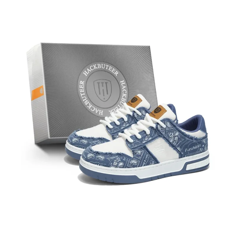 HACKBUTEER Low Top Skateboard Shoes Men's Box Included-6