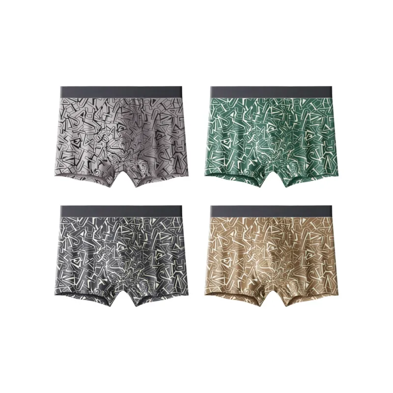 PLANDOO Underpants Men's 4 Pack-17