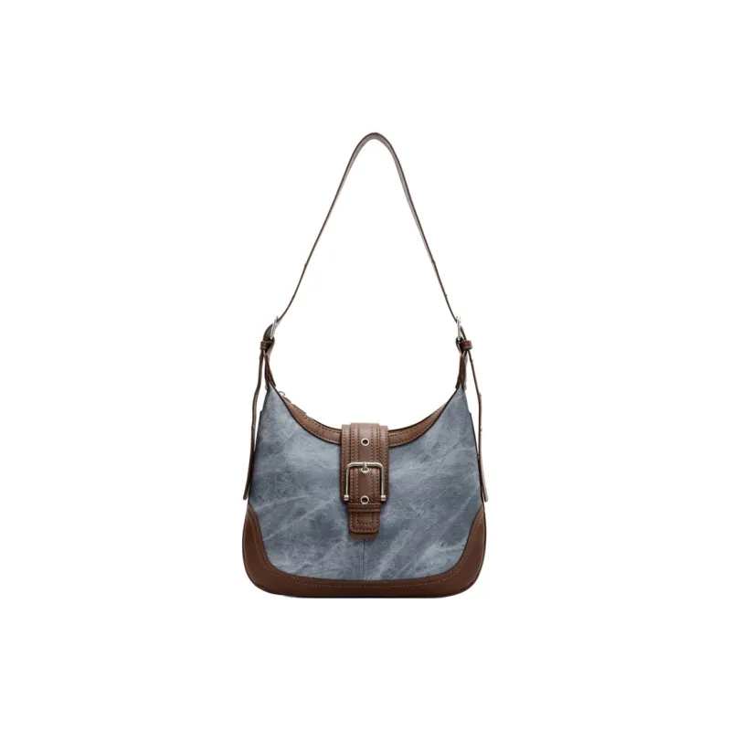 Yalu PU Crossbody Bag, Shoulder Bag Regular Women's Dark Tea/Ecru/Blue/Coffee-13
