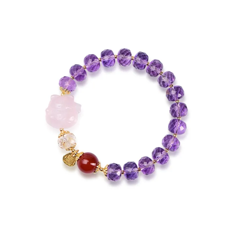 EADDA JEWELRY Crystal Jade Bracelets Unisex-0