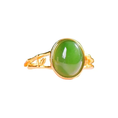 Jade Ink Love Hetian Jade Rings Jasper Unisex