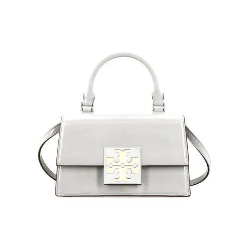 TORY BURCH BON BON Cow Leather Shoulder Bag Crossbody Bag Handbags Mini Women's Gray