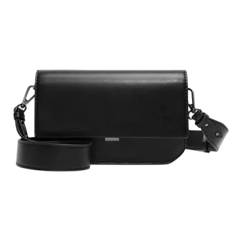 BEMIX PETS Microfiber Synthetic Leather Crossbody Bag Men's Black