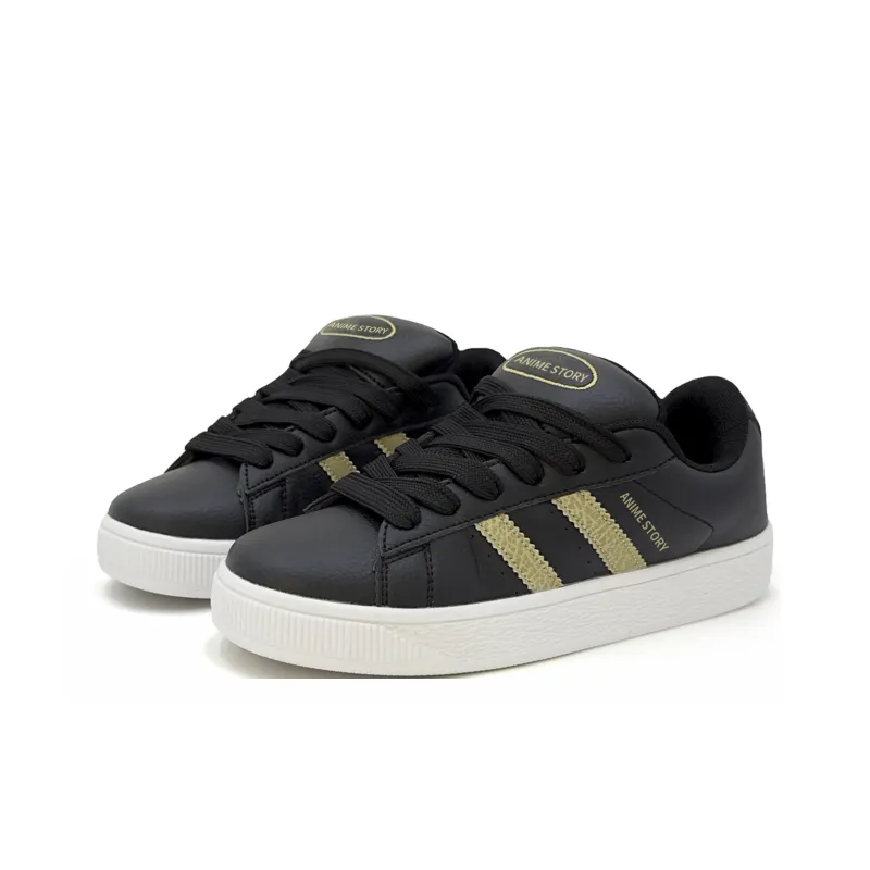 Teddy Bear Collection Coverage Slip Resistant And Abrasion Resistant Low Top Skateboard Shoes Unisex-3