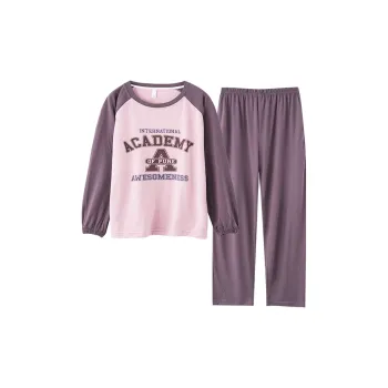 MADALLO Pajama Set Women's Dark Purple