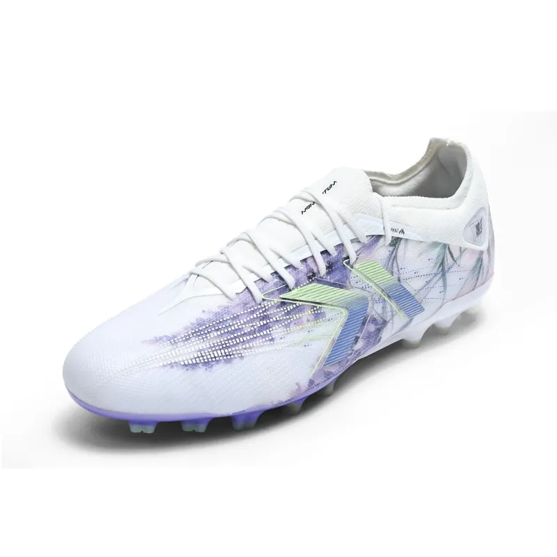 KELME Shadow 2.0 Soccer Shoes Unisex Low Top White Purple-8