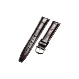 Silver-Tone Buckle-Brown Leather