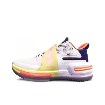 PEAK Flash 2 Generation Basketball Shoes Men Low Top White/Orange