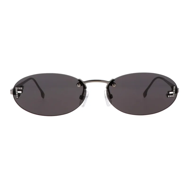 FENDI Oval Frame Sunglasses-1