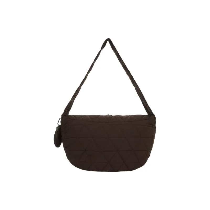 THE NORTH FACE Polyester Crossbody Bag Shoulder Bag Large Size Unisex Brown-1