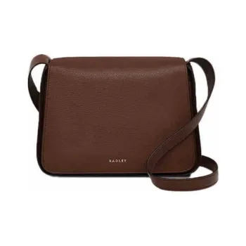 RADLEY Cow Leather Shoulder Bag Crossbody Bag Medium Size Women's Brown