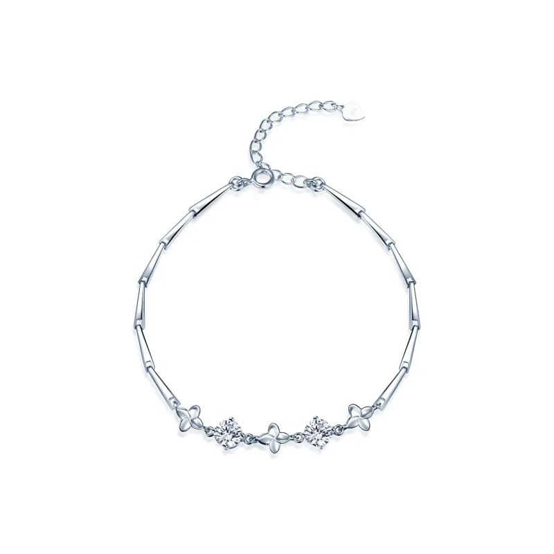 CENTURY&KINDLE S925 Silver Bracelets Women's-0