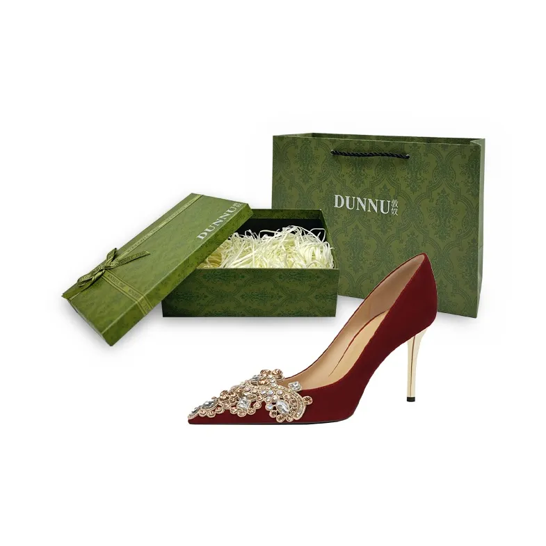 Dunnu Slim Heel High Heels Women's Gift Box Set-7