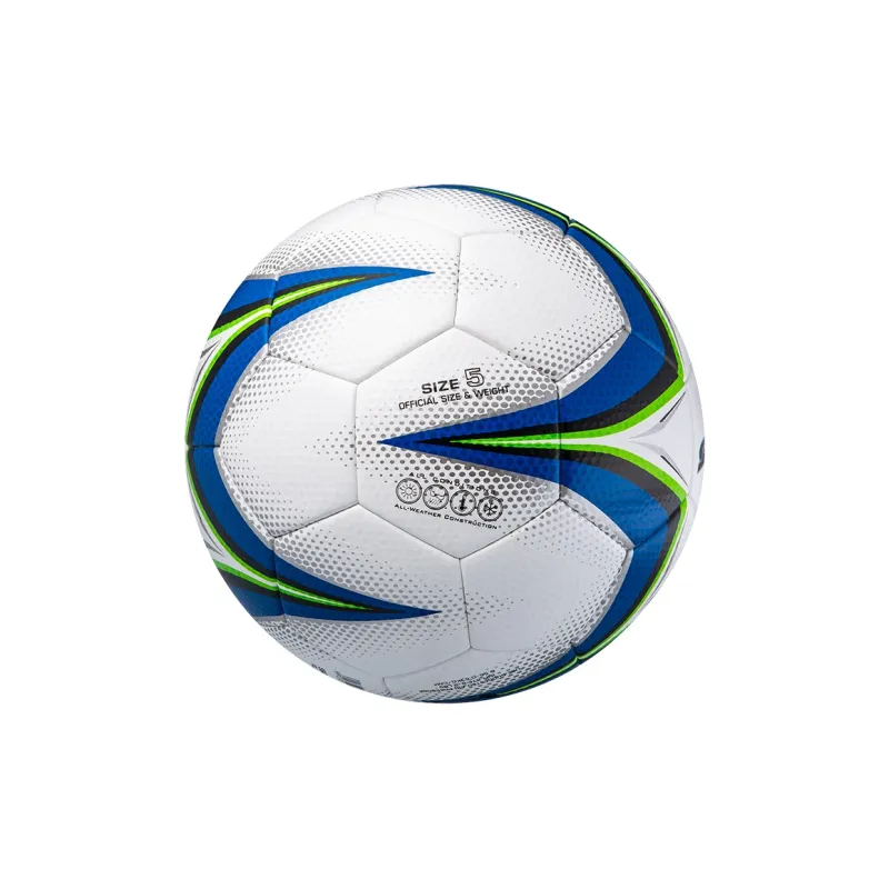 Star Size 5 Ball Soccer PU Seamless Thermal bonding Unisex Green Black Blue-5