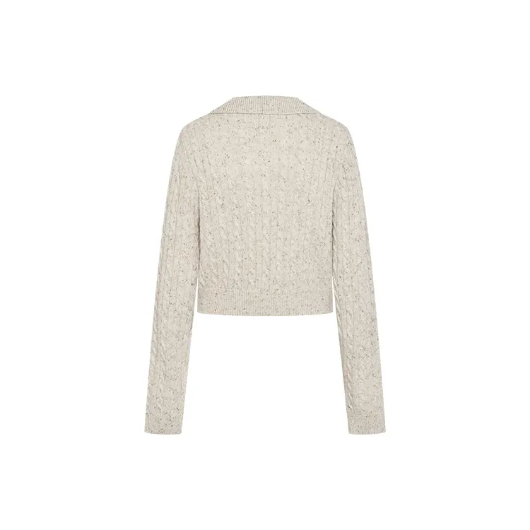 URBAN REVIVO Knitwear Women's Ivory White-1