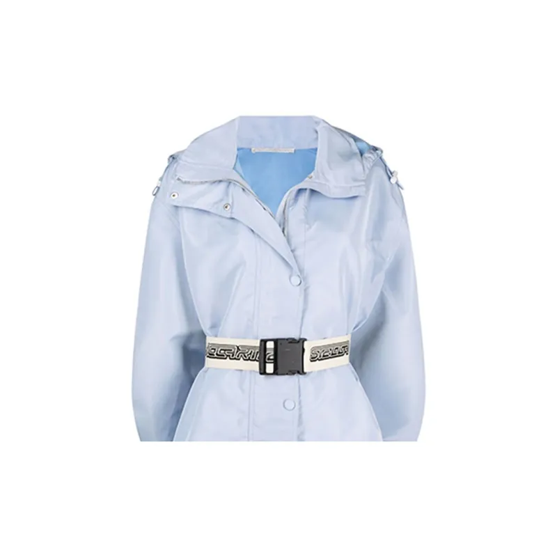Stella McCartney Drawstring Hooded Belt Jacket-4