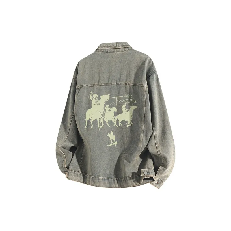 FAX FOR FMACM Denim Jacket Unisex-1