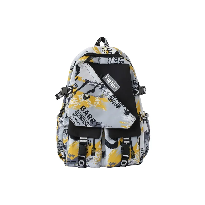 URBAN FOREST Nylon Backpack Unisex Multicolor-4