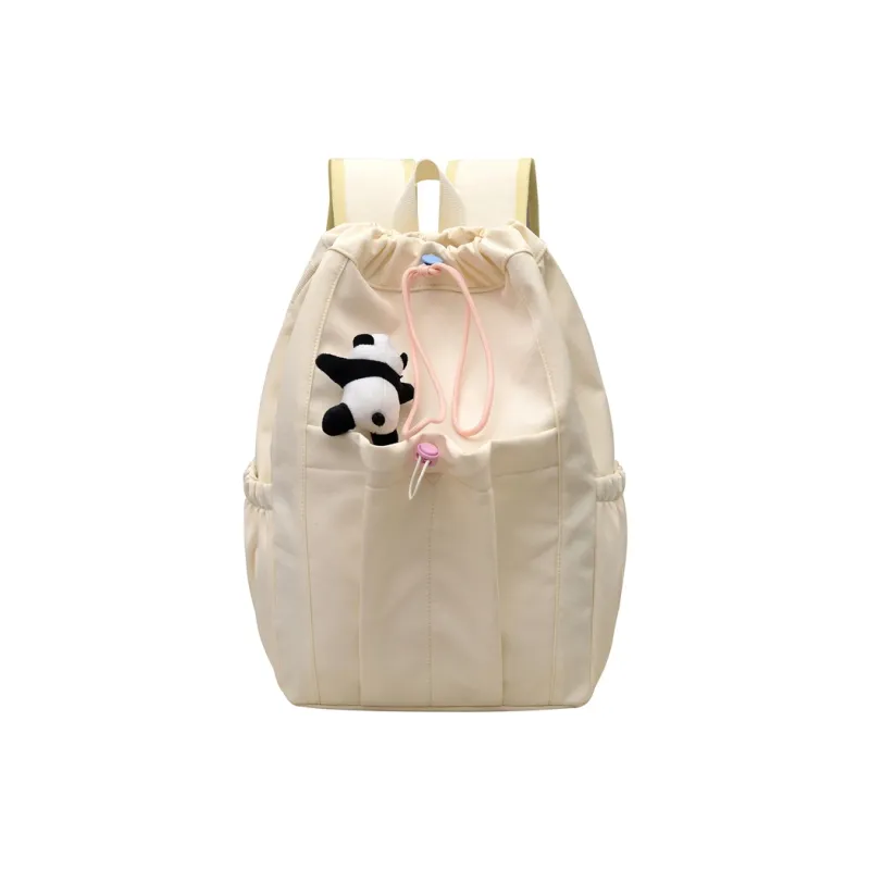 Yalu Nylon Backpack Regular Unisex Multicolor-16